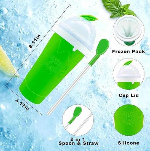 Magic Slush Cup – Make Frozen Slushies & Ice Cream in Minutes