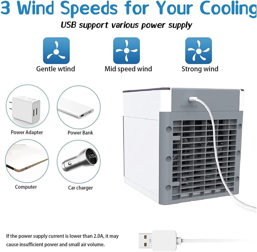 Mini Air Cooler 3-in-1 | Stay Cool Anywhere This Summer