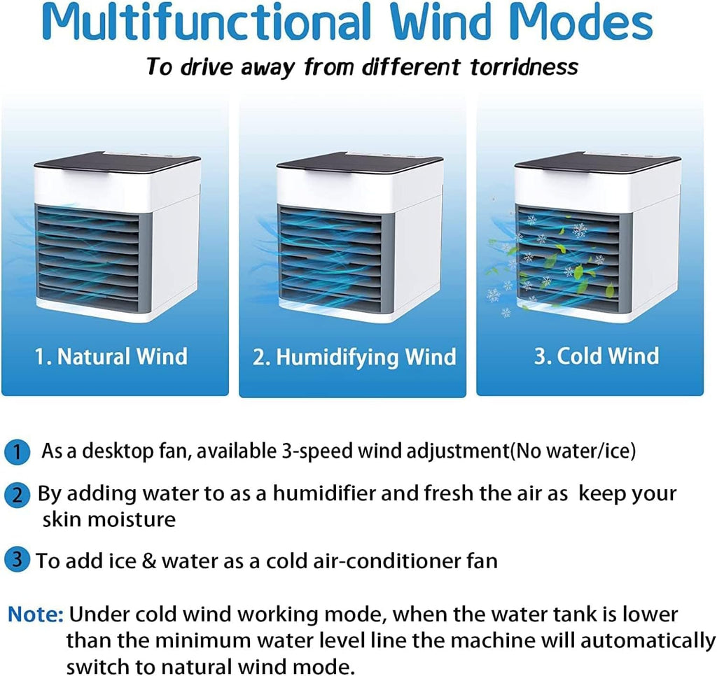 Mini Air Cooler 3-in-1 | Stay Cool Anywhere This Summer