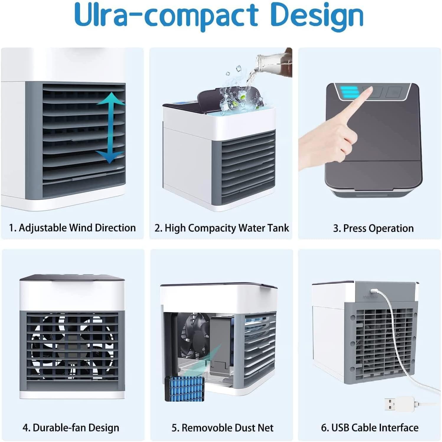 Mini Air Cooler 3-in-1 | Stay Cool Anywhere This Summer